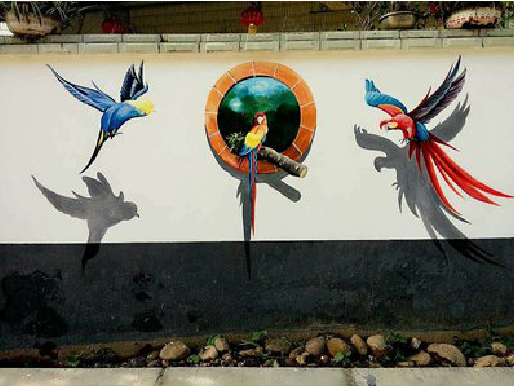 澜沧视觉错位-3D墙绘设计