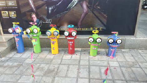 澜沧商业区彩绘