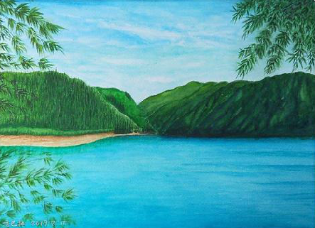 澜沧在墙绘中，如何绘画绿水青山？